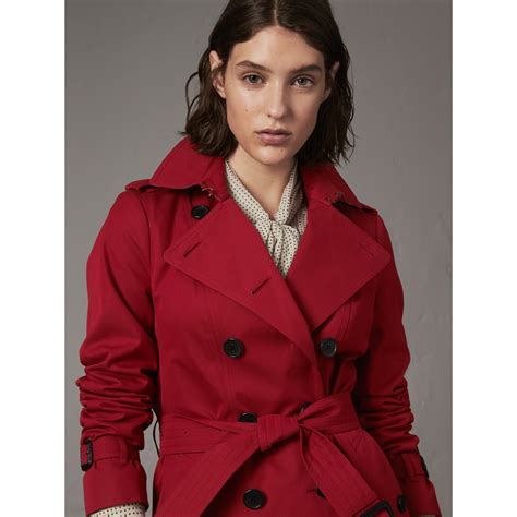 burberry sandringham trench coat red|authentic burberry trench coat.